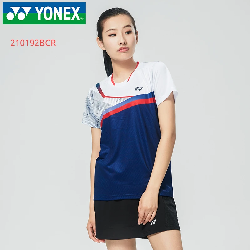 New outdoor sports Short Sleeve T-Shirt badminton clothes Women's Tops 1902B 