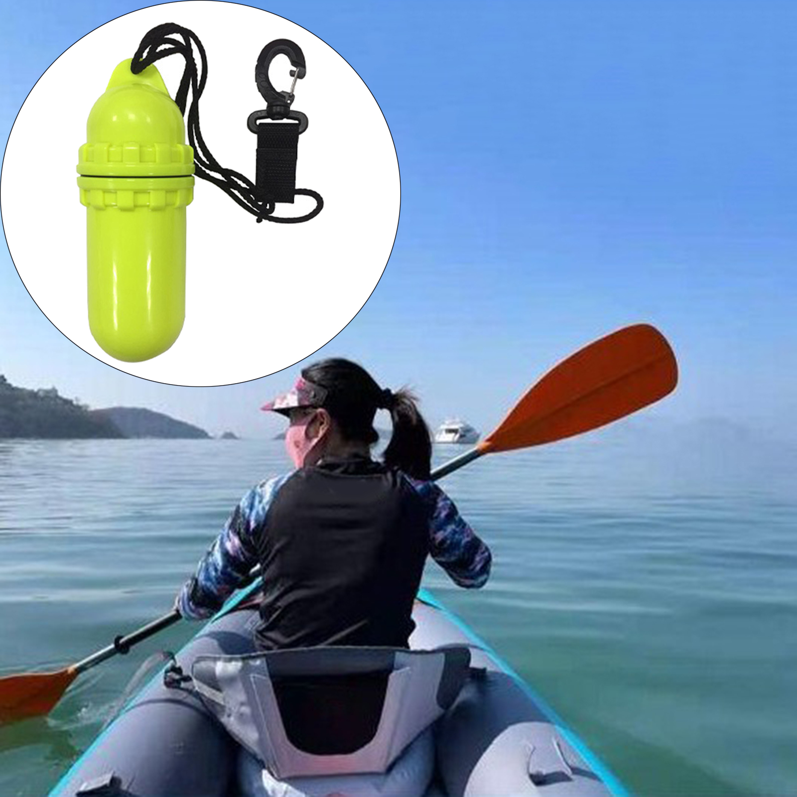 Scuba Diving Kayaking Waterproof Dry Box Gear Accessories Container Case & Rope Clip For Money ID Cards License Outdoor Sports