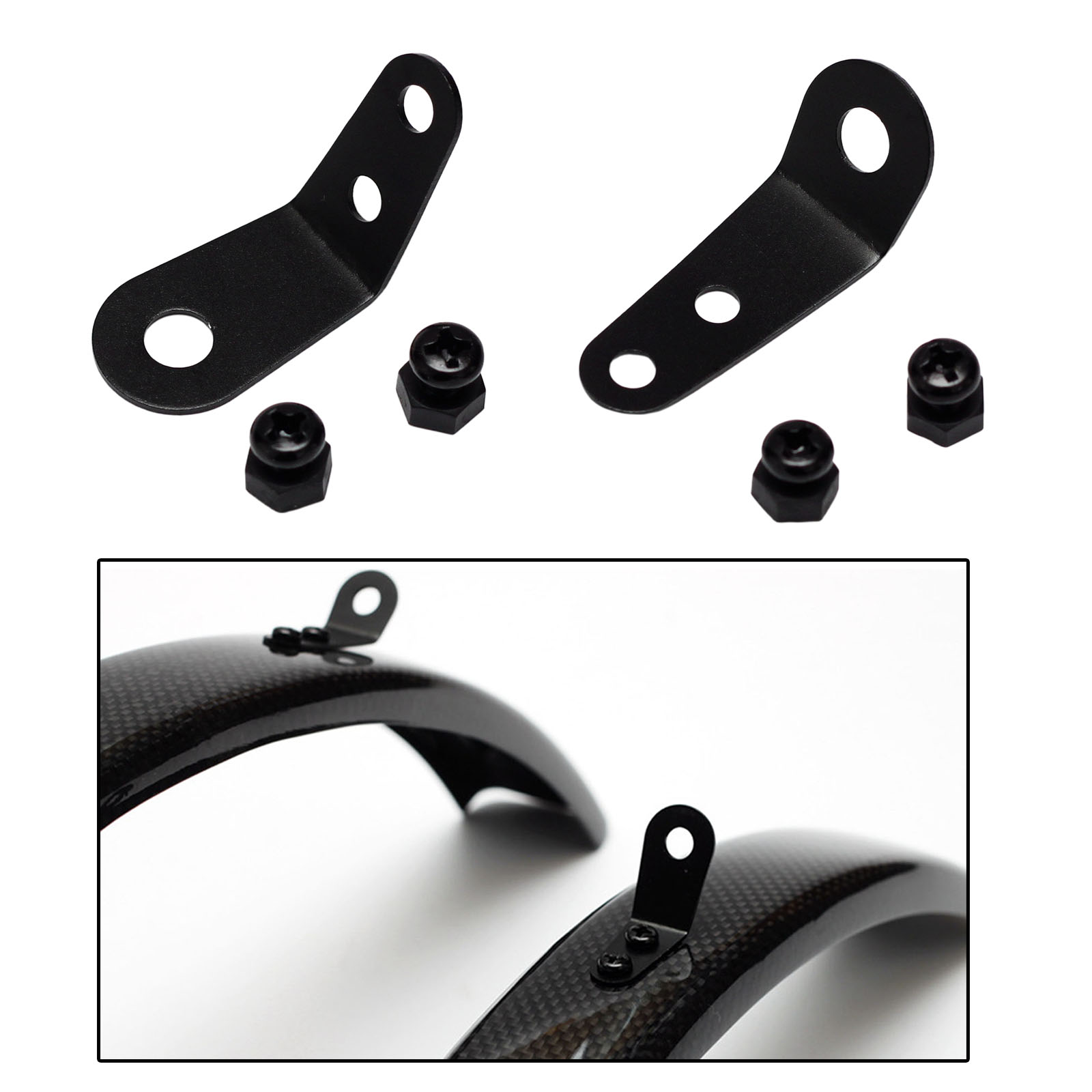 Folding Bike Mudguard Lug Folded Up Bicycle Hooks Hanger Nuts Buckles Parts