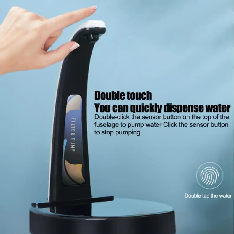 de água com sensor de toque com