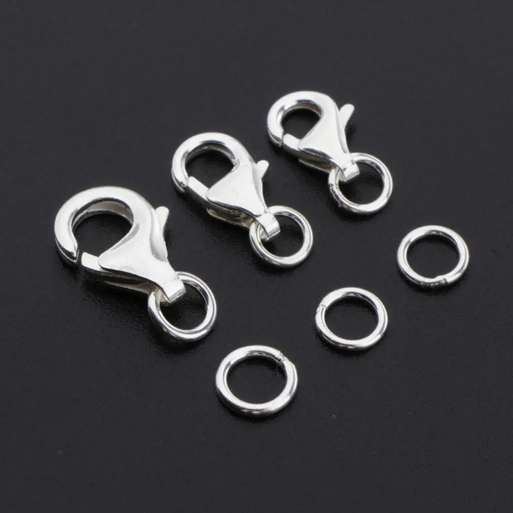 3pcs/Set  Lobster Claw Clasps for DIY Jewelry Making Findings