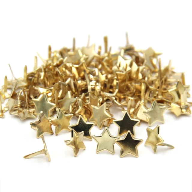 100 Pcs/Pack Multi-purpsoe Star-shaped Metal Pushpins Set Classic
