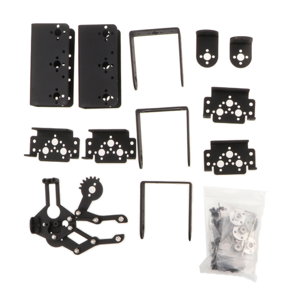 1pc DIY RC Smart Robot 6- Servo Mechanical Arm Kids Learning Toys Kits