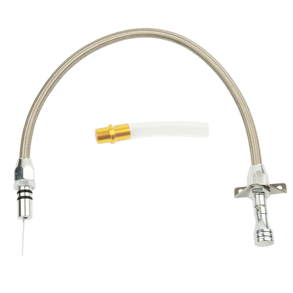 TH400 Flexible Stainless Transmission Dipstick For Chevy TH-400 Turbo SBC