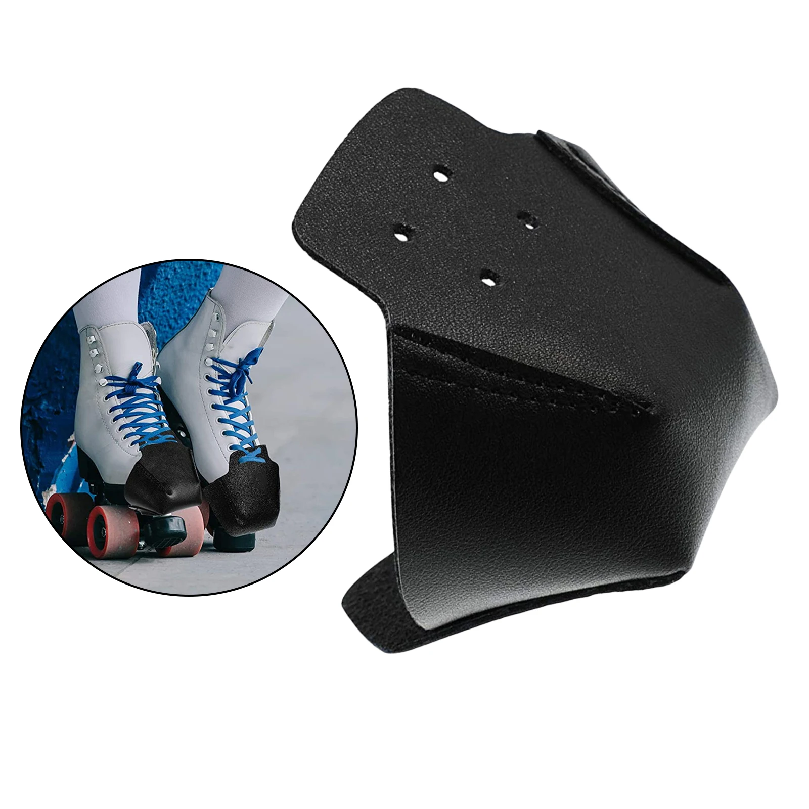 Roller Skates Leather Toe  Guard Protectors for Quad Roller Skate