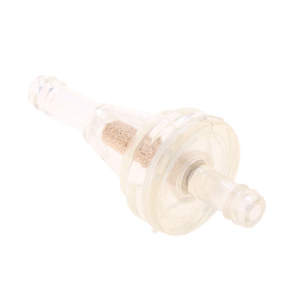Plastic Universal Motorcycle Petrol Inline Fuel Filter Engine Cleaning Parts