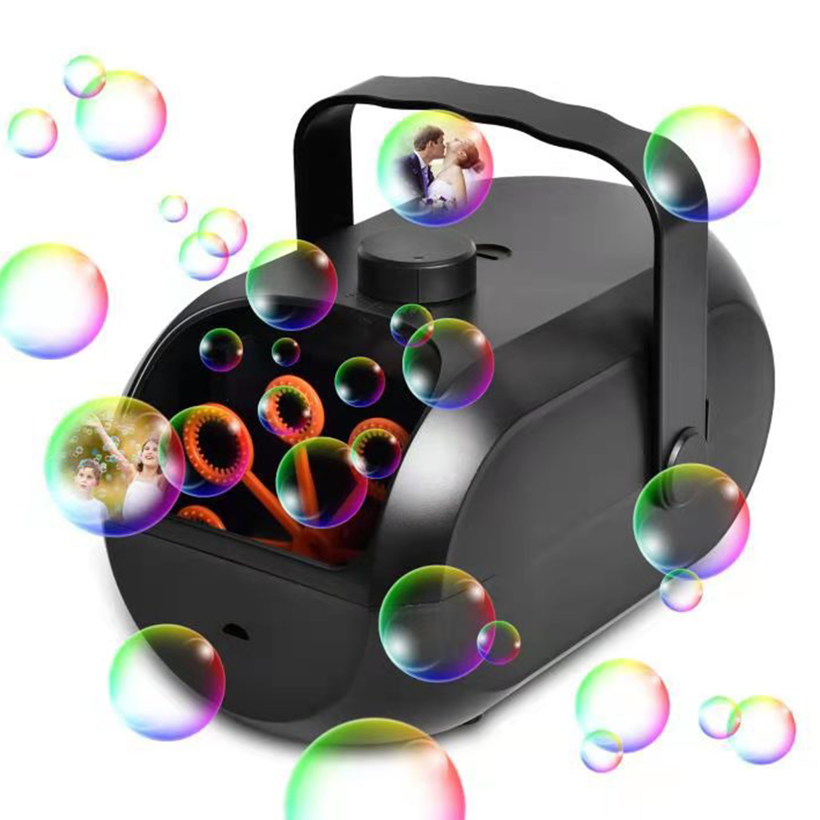 Bubble Blower Automatic Bubble Maker Rechargeable for Party Wedding