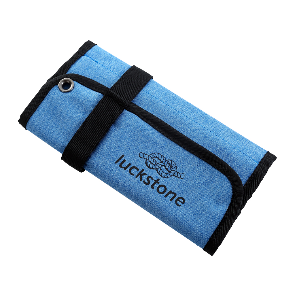 Durable Easy Roll up Bag for 8pcs Ice Screws Protection & Organize Ice Climbing Equipment Accessories