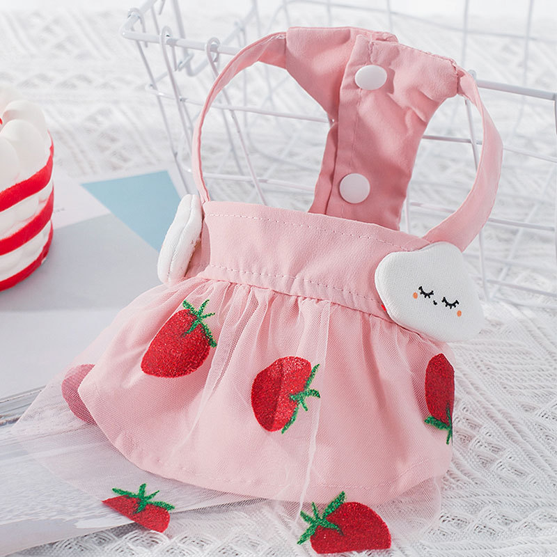 strawberry dress cat