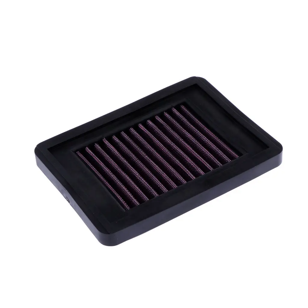 Engine Air Filter, Washable and Reusable for YAMAHA ABS YZF-R3 R25, 150 * 115 * 25 mm