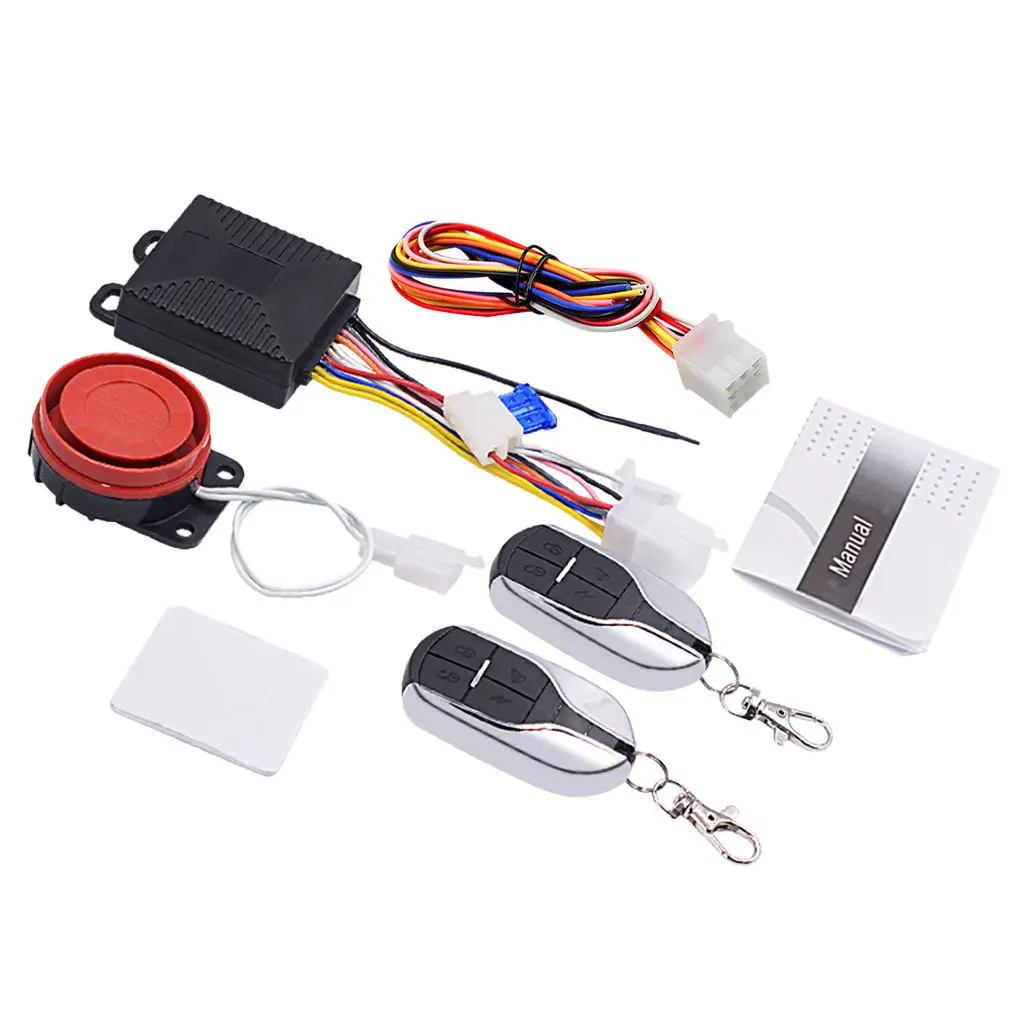 Set of Universal Anti-theft Alarm Security System for Motorcycle Motorbike Scooter