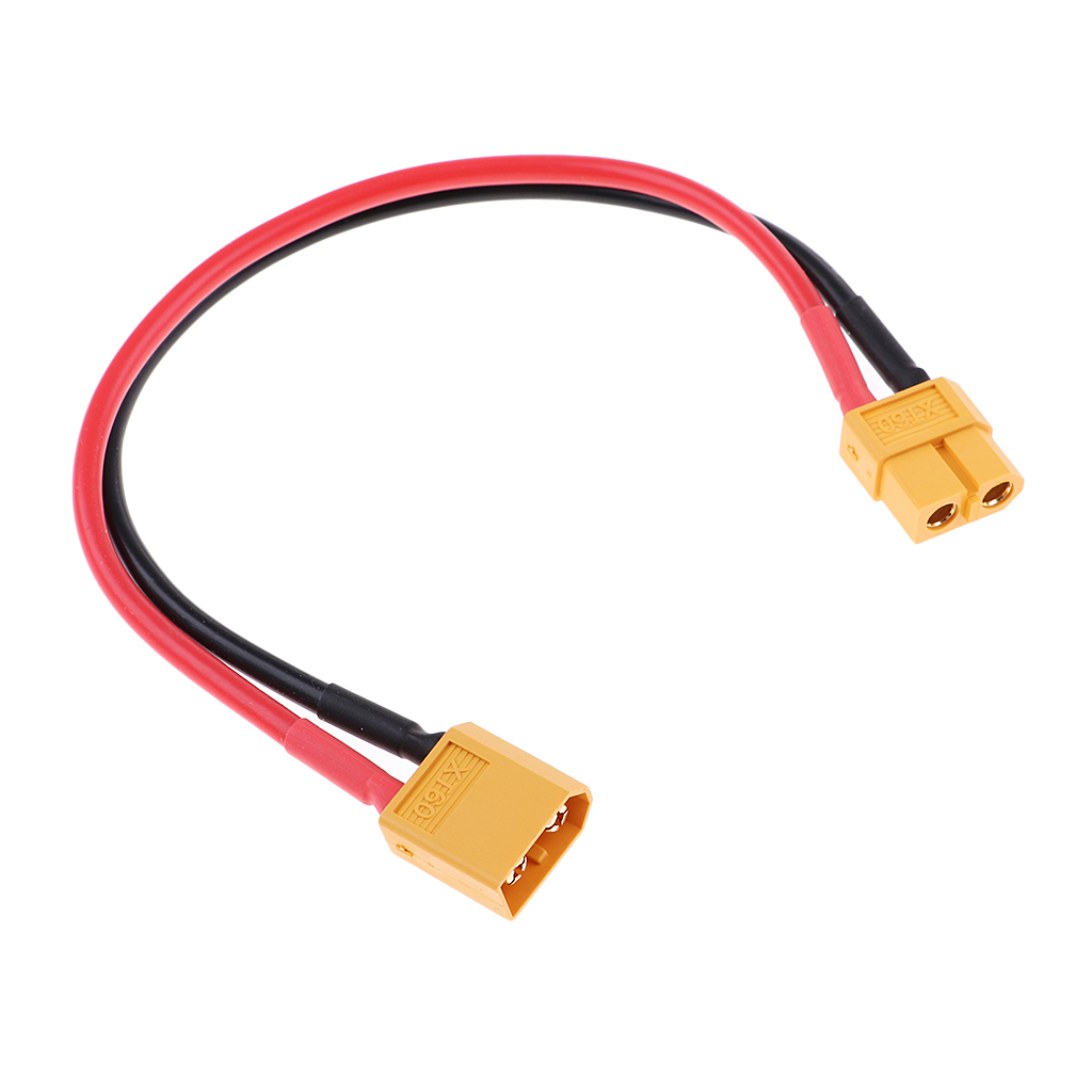 XT-60 Male Female Plug Socket Incl.20cm 14AWG Cable Lipo Battery