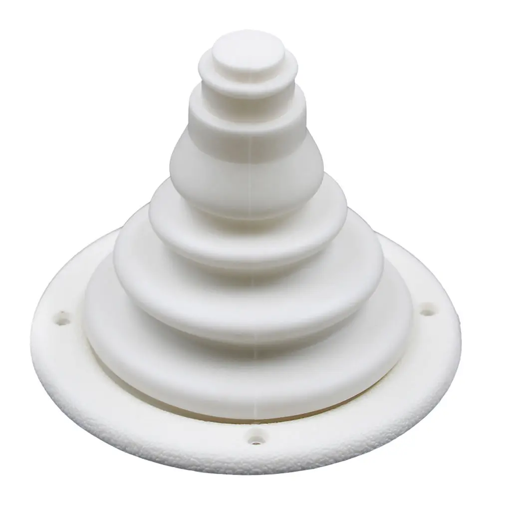 4 inch 100mm Marine Rigging and Cable Boot for Boats - Rigging Hole Cover Plastic - White