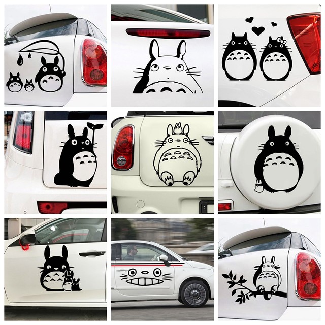 Cartoon character on sale car stickers