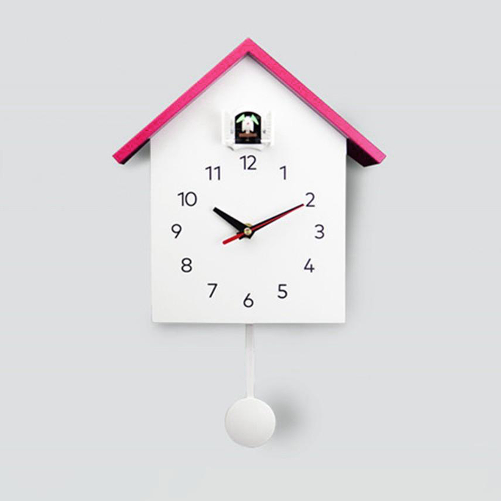 Cuckoo Clock Pendulum Quartz Wall Clock Shelf School Livingroom Decortaion