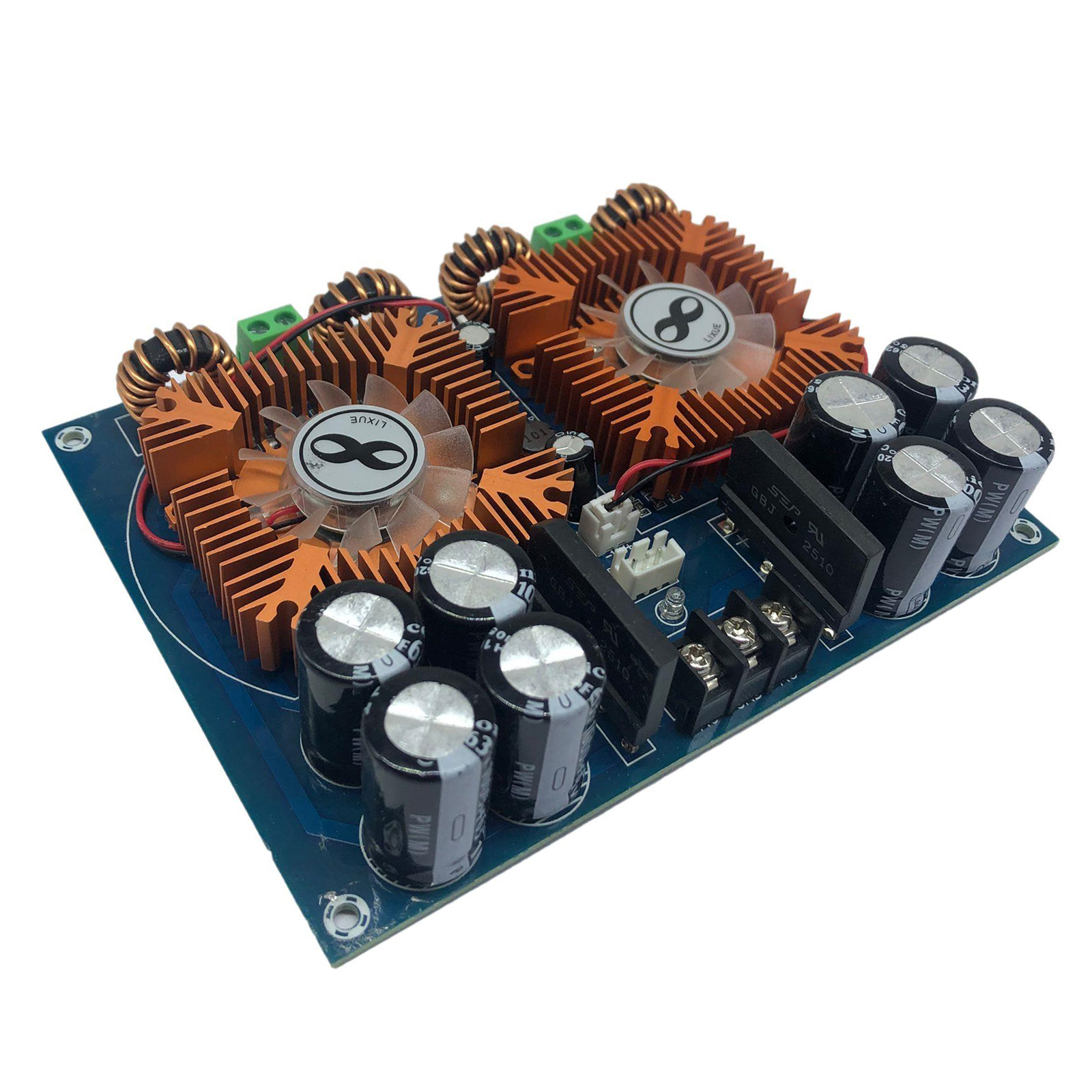 Digital Mono Amplifier Board Dual Chip 2x420W 24V Amplifier Board Module