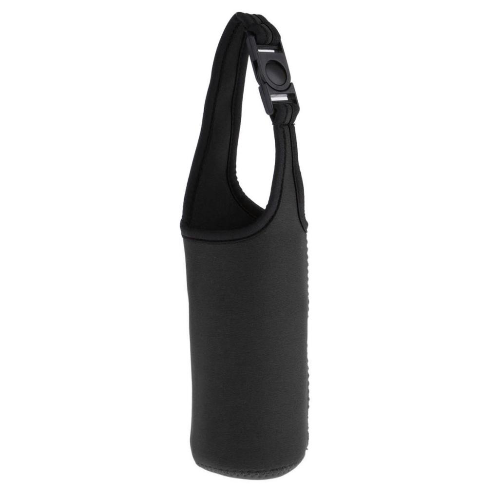 Water Bottle Sleeve Neoprene Cover - Bottle Holder Handle Strap with Buckle -