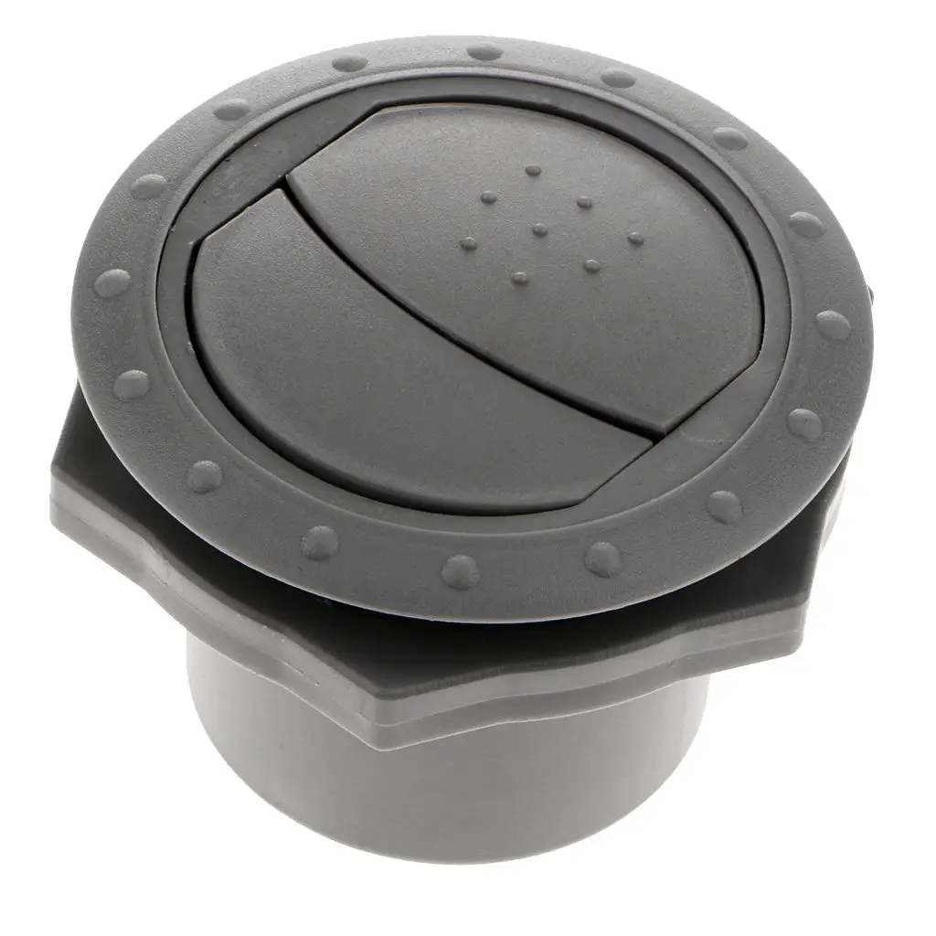 RV Motorhome Roof Vent Exhaust Air Flow Vent Plastic Interior Grey - 60mm RV Trailer Camper round air vent durable ABS plastic