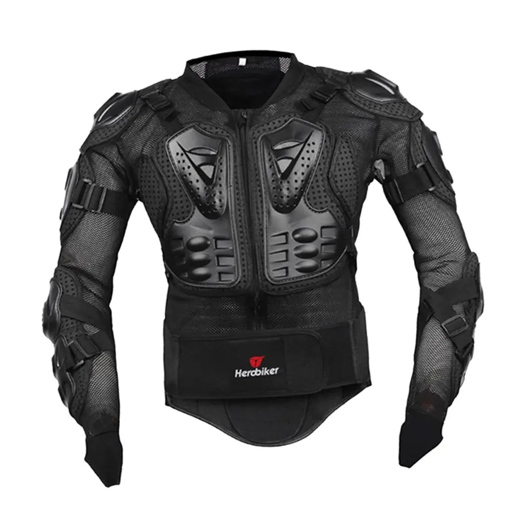 Motorcycle Jackets Motorcycle Armor Racing Body Protector Jacket Motocross Motorbike Elastic Protective Gear S - 3XL Black