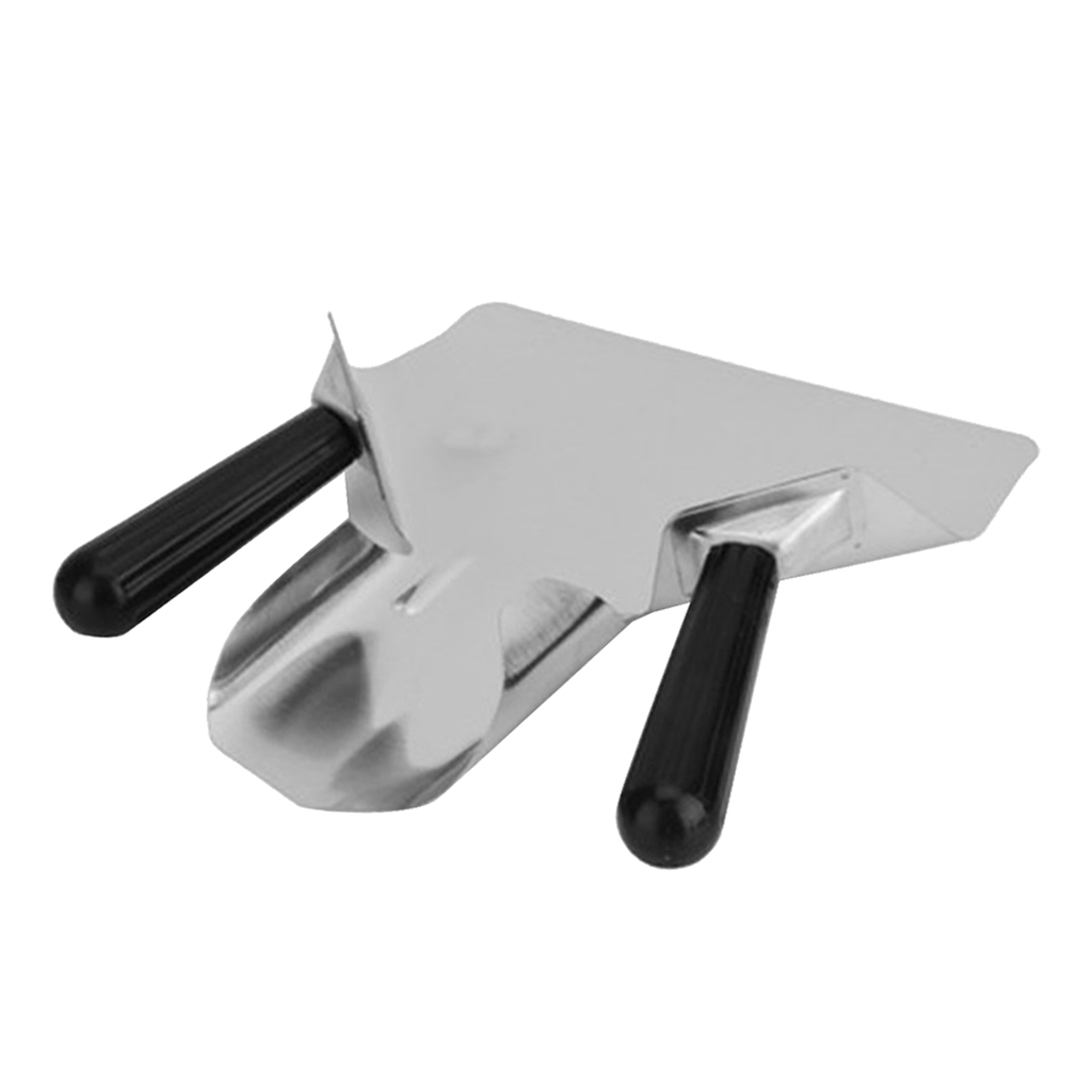 Stainless Steel Double Handle Commercial Fries Bagger Popcorn Ice Scoop