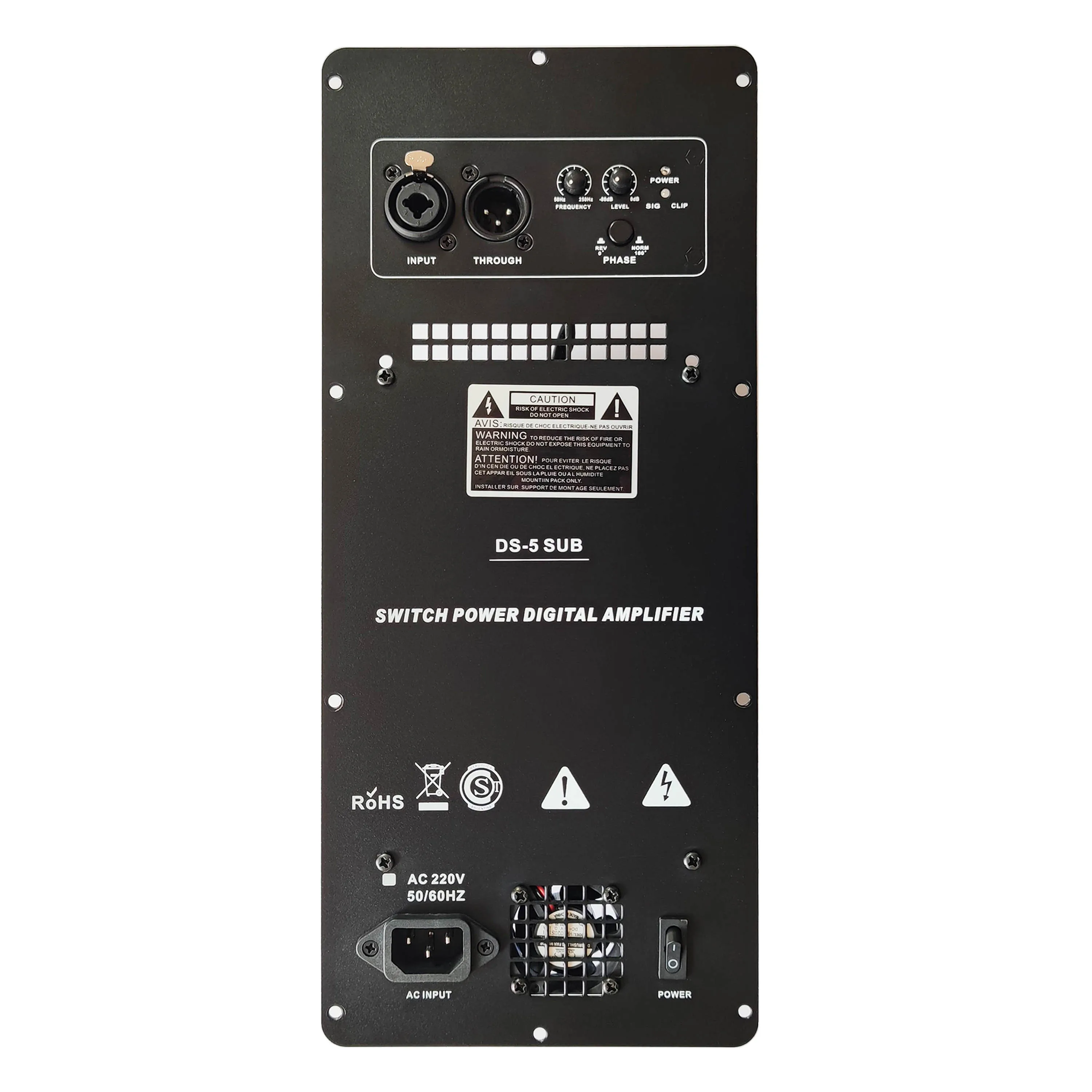 110V/220V Class D 500W Digital Heavy Power Amplifier Hifi Audio Module Active Pure Bass Subwoofer Amp Board receiver amplifier