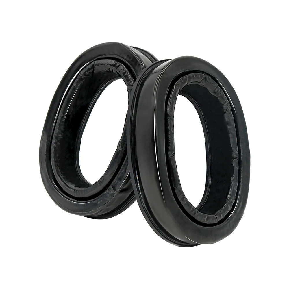Dos anillos o sellos de goma negros. Parecen ser juntas tóricas, que se utilizan comúnmente en sistemas mecánicos para sellar espacios entre piezas y evitar fugas de fluidos o gases.