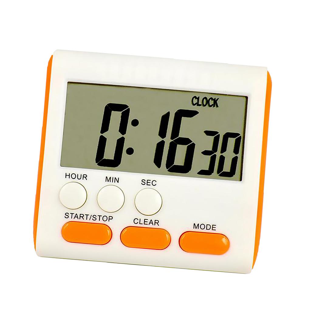 Professional Digital Kitchen Timer Count down or Countup Alarm Magnetic 4 Colors