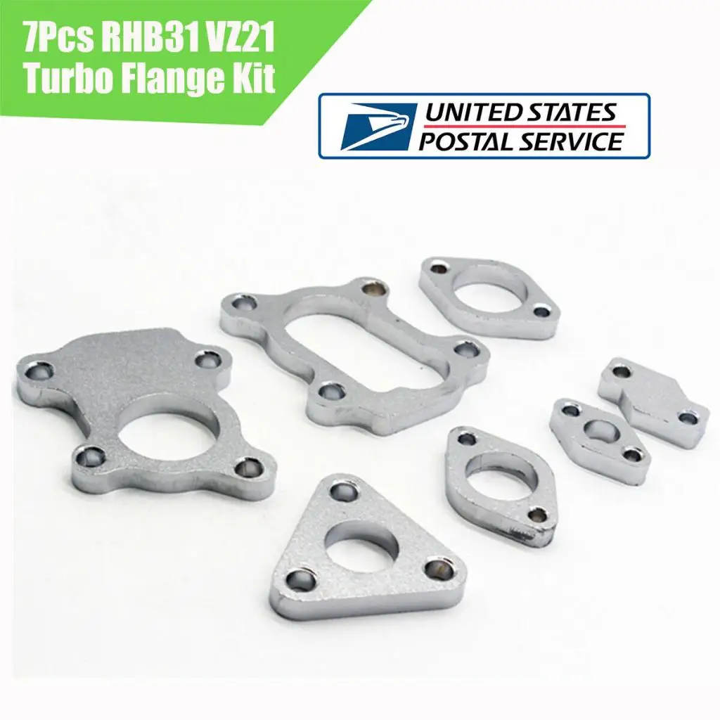 Heavy Duty New Mild Steel Turbocharge Turbo Flanges Complete Set for RHB31 VZ21