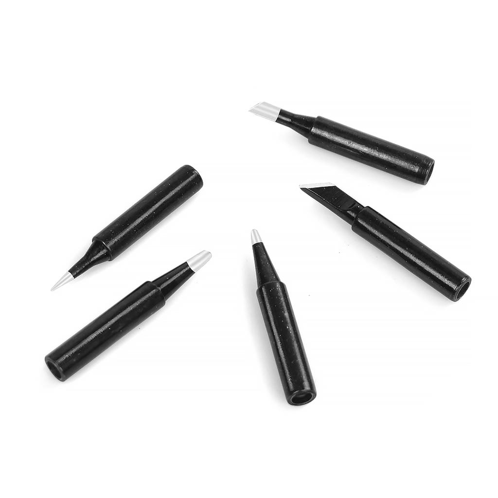 5x Replacement Soldering Tips Welding Tool Welding Tip Head Soldering Iron Tips for 878D 936 8786 Soldering Station