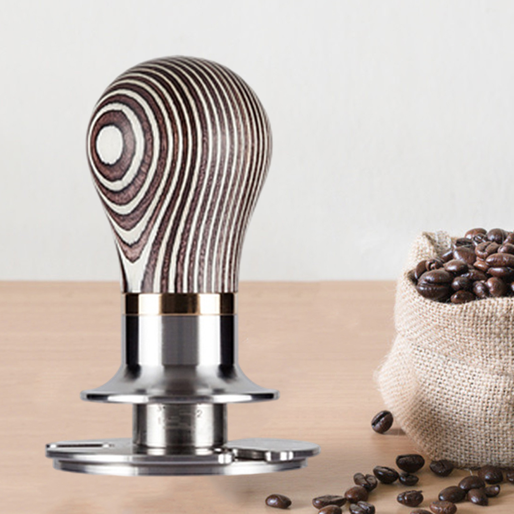 Food Grade 58.5mm Coffee Tamper Professional Wooden Handle Barista Espresso Maker Grinder High Quality  Tool