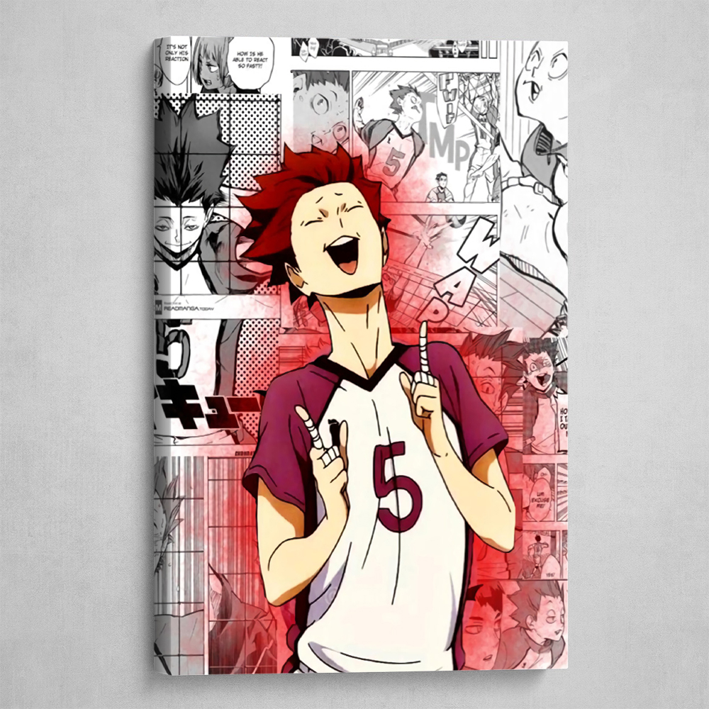 Satori Tendo Haikyu! Аниме, домашний декор, холст, плакат, принты,  украшения, искусство, настенные картины, картина для гостиной | AliExpress