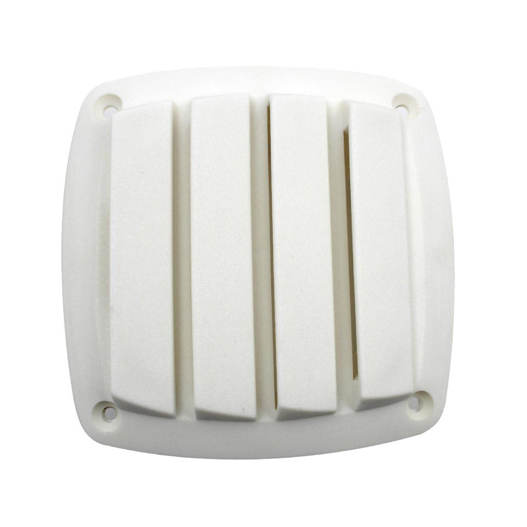 Marine Louvered Vents Round Hose Hull Air Vent Boat Plastic White
