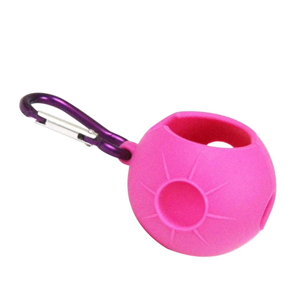 1.7 Inch Diameter Golf Ball Holder Golfball Organizer Keeper with Alloy Hook