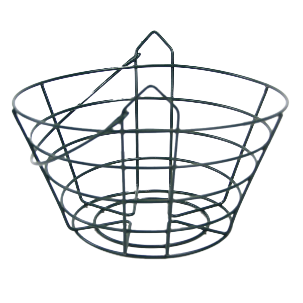 12.5x22cm/4.9x8.7inch Metal Golf Ball Container Golfball Basket for Range