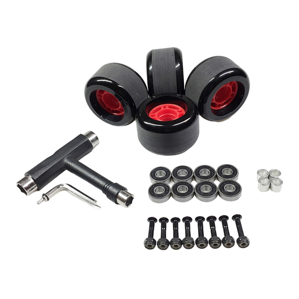 Portable Skate Bearings Wheel DIY Tool Accessory Kit for Skateboard Spinners All-in-One
