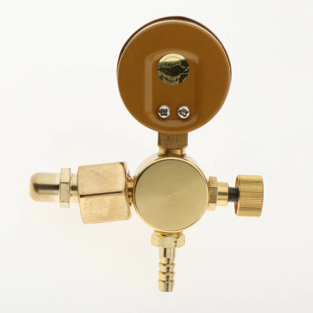 Arc Welding Brass Argon Gas Regulator Welding Gauge Adjustable Valve Repair