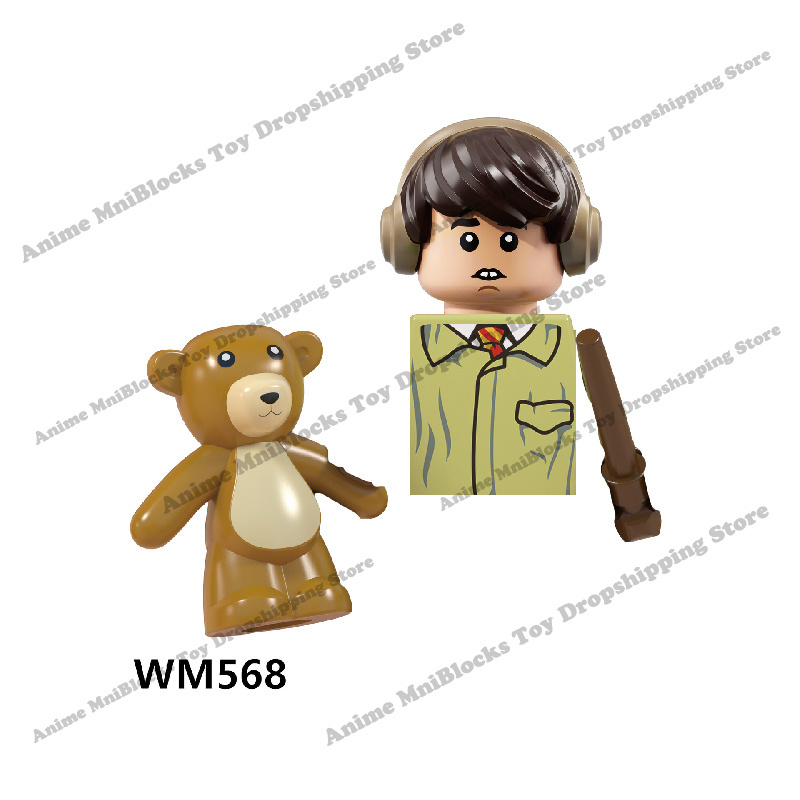 WM6040 WM6041 WM6059 Movies plastic Harried mini bricks action figure building blocks Assembly Toys for children birthday gifts