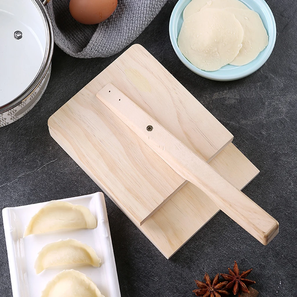 Dough Pressing Tool Dough Presser Dumpling Skin Wood Dumpling Pressing Tool Dough Presser Dumpling Wrappers Presser