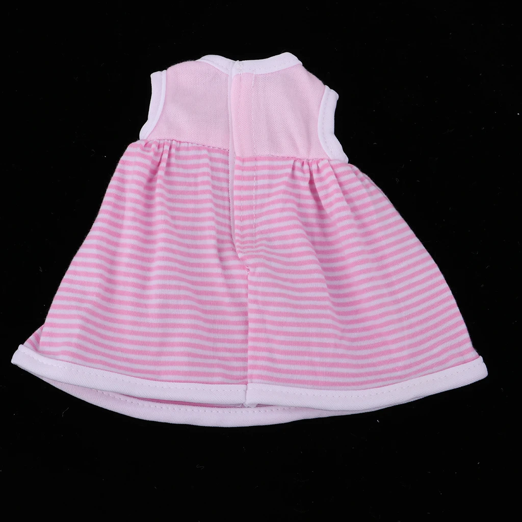 Cute Striped Sleeveless Skirt Casual Clothes for 25cm Mellchan Girl Doll Girl Gifts