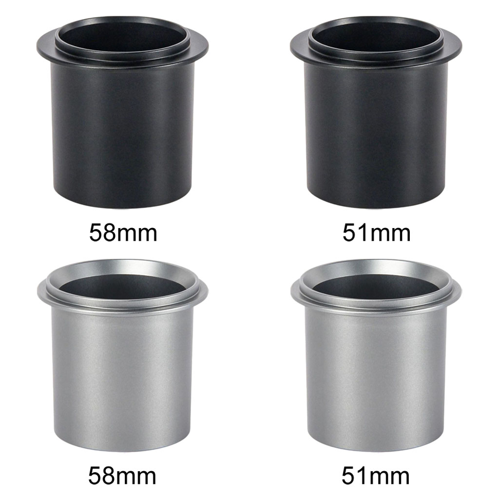 Aluminum Alloy Coffee Dosing Cup Powder Feeder Coffee Distributor for Coffee Tamper for Portafilter Coffee Tamper Kitchen Tools