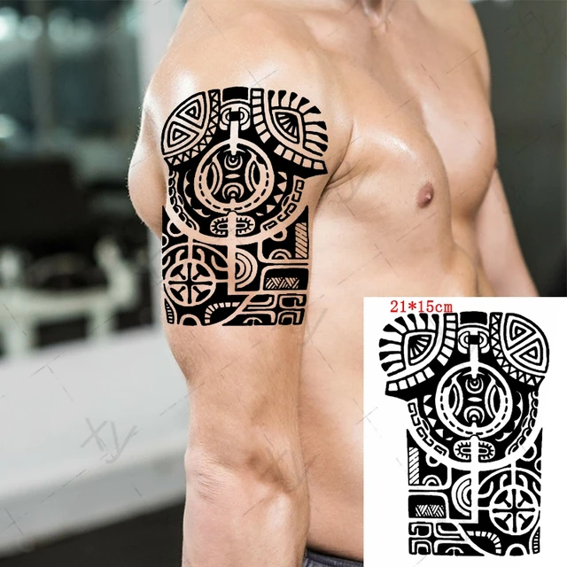 Body Art Rose Tattoo Stickers ,Women Temporary Tattoo, Girl Back Breast  Flower Tatoos，Tiger Jewelry ,Polynesian Bull Maori - AliExpress