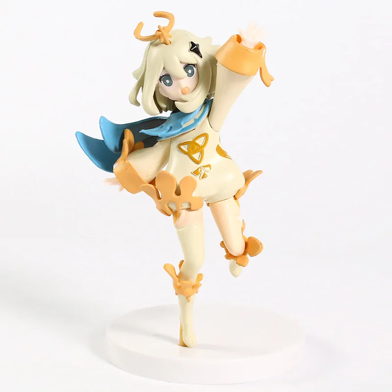 Genshin Impact Figure Games Paimon hecho de PVC diseño de figura de juguete pintado acabado 1/7 escala 1/7 Figura decorativa 14 cm