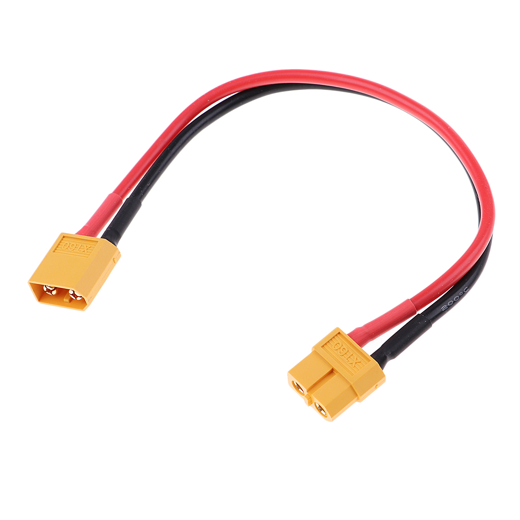 XT-60 Male Female Plug Socket Incl.20cm 14AWG Cable Lipo Battery