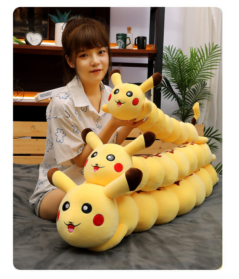 pikachu caterpillar plush