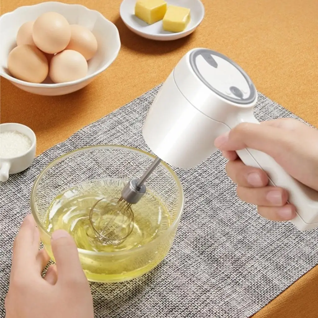 Electric Handheld Food Mixer Power Kitchen Egg Beater Foamer  Blender