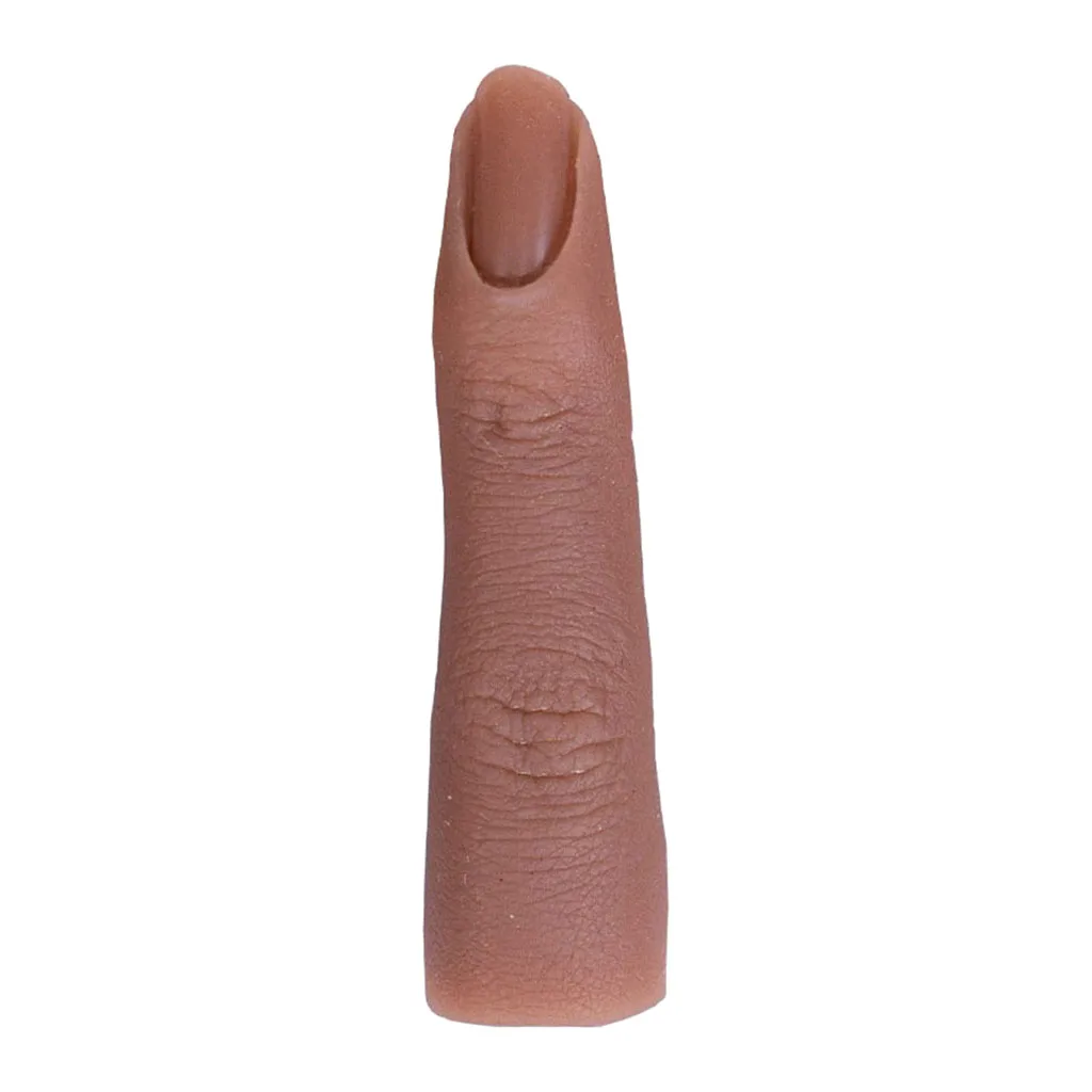 Silicone Practice Fingers for Nails Real Person Shape Mannequin Model Display Nail Practice Model Display Finger