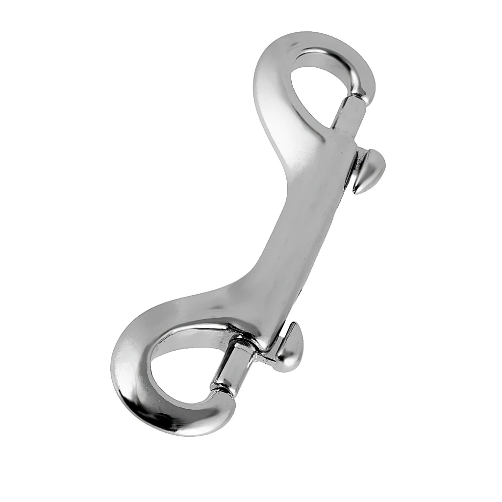 Multi-Functional Pro Scuba Boat Marine Grade Clip Stainless Steel Double Ended Bolt Snap 65-115mm Climbing Accessories