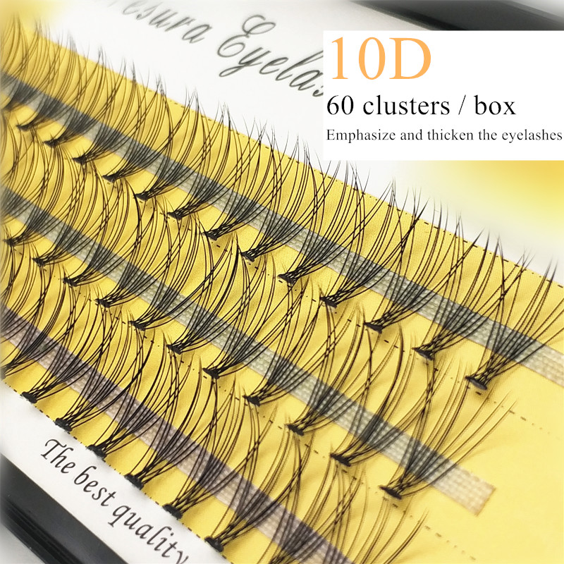 Best of 60 Cluster / box Individual Eyelashes，0.07 / 0.1thick Cluster Eyelash Extension, 3D Lashes Natural False Eyelashes Wholesale Reviews & Tips