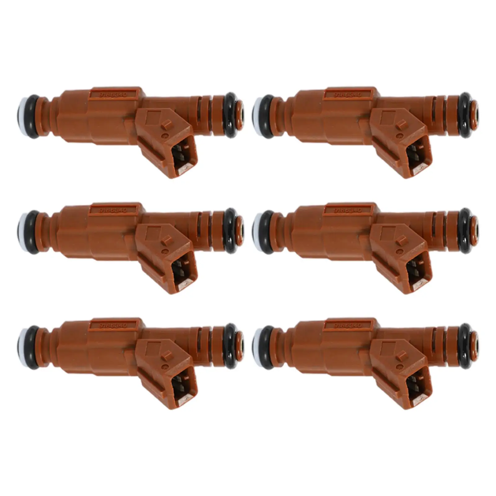 6 Pieces Fuel Injectors XC70 2.5L XC90 2.5L Replacement Parts Fit for Volvo 0280155831