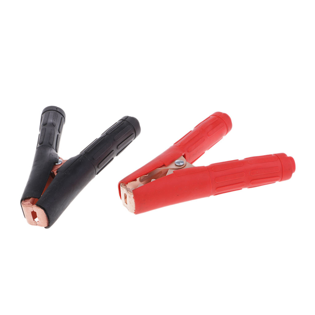 2 Pieces Car Vehicle Battery Test Alligator Crocodile Clip Clamp 1000A